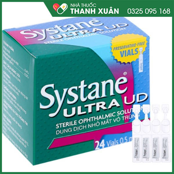 Systane Ultra UD giảm kích ứng mắt, khô mắt